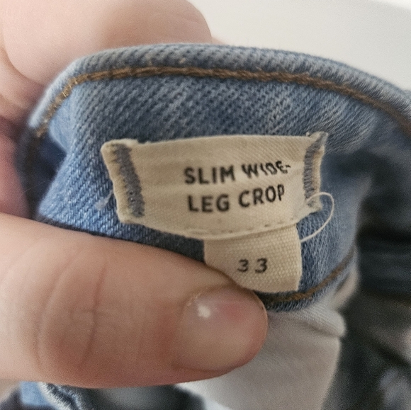 Madewell Slim Wide-Leg Jeans in Eastwick Wash 33 - Picture 7 of 7